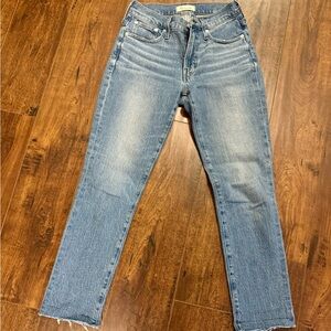 Madewell Mid-rise Perfect Vintage straight leg Jean